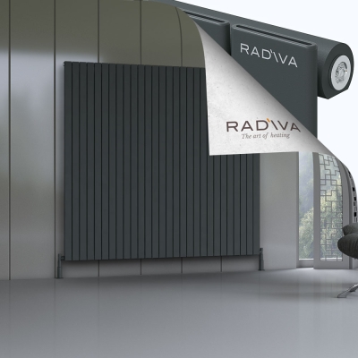 Radiva - Arno Alüminyum Radyatör 1900x2068 Koyu Antrasit