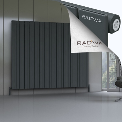 Radiva - Arno Alüminyum Radyatör 1900x2364 Koyu Antrasit