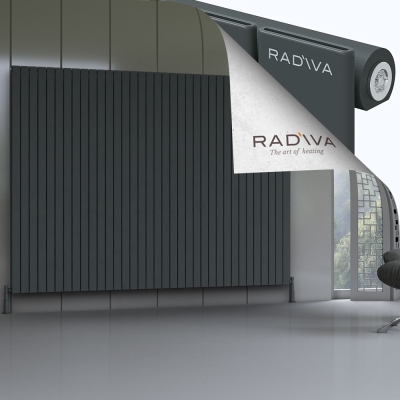 Radiva - Arno Alüminyum Radyatör 1900x2586 Koyu Antrasit