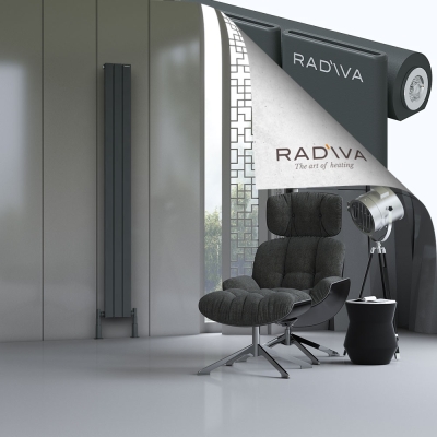 Radiva - Arno Alüminyum Radyatör 2000x218 Koyu Antrasit