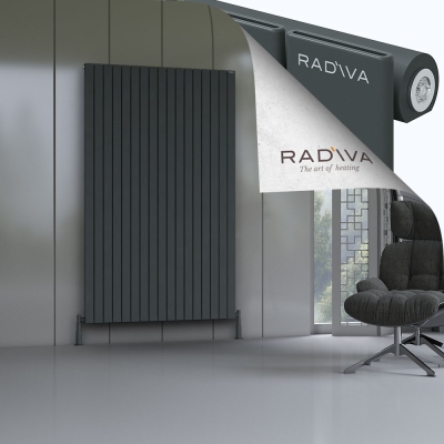 Radiva - Arno Alüminyum Radyatör 2000x1254 Koyu Antrasit