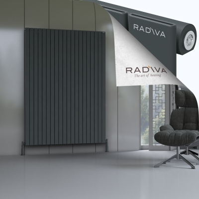 Radiva - Arno Alüminyum Radyatör 2000x1476 Koyu Antrasit