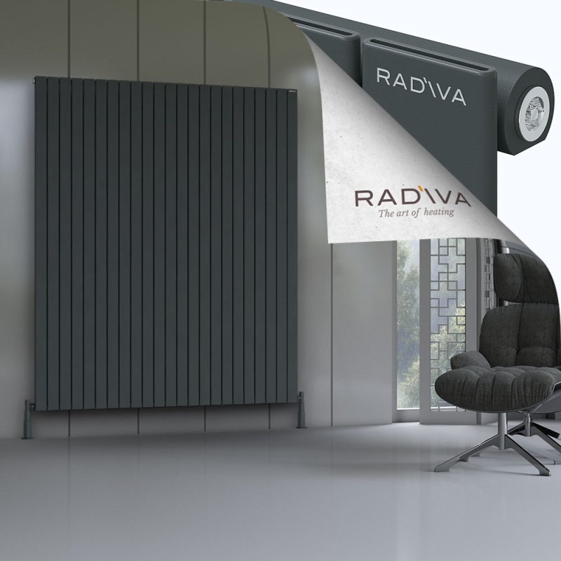 Arno Alüminyum Radyatör 2000x1698 Koyu Antrasit - 2ARN20001698B6TS