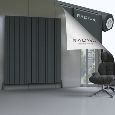 Radiva - Arno Alüminyum Radyatör 2000x1772 Koyu Antrasit