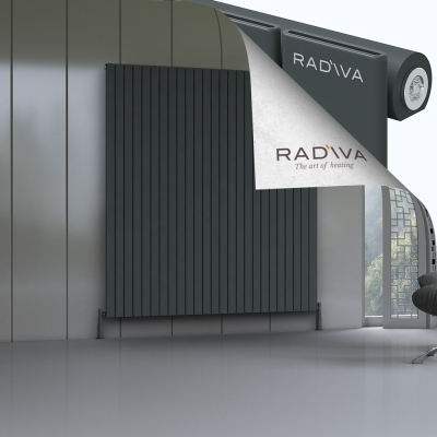 Radiva - Arno Alüminyum Radyatör 2000x1846 Koyu Antrasit - 300