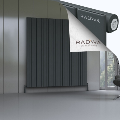 Radiva - Arno Alüminyum Radyatör 2000x1920 Koyu Antrasit (1)