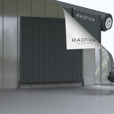 Radiva - Arno Alüminyum Radyatör 2000x2068 Koyu Antrasit