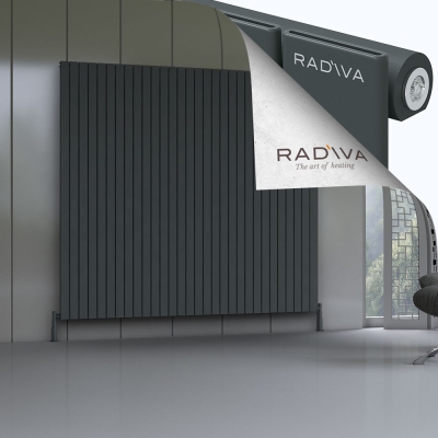 Radiva - Arno Alüminyum Radyatör 2000x2216 Koyu Antrasit