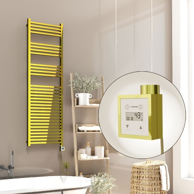 Radiva - Barbados Elektrikli Havlupan 500x1600 Altın (KTX3 Termostat) 600W Spiral Kablolu