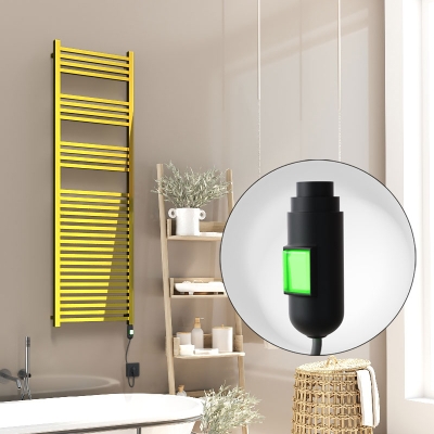 Radiva - Barbados Elektrikli Havlupan 500x1600 Altın (On/Off Düğmeli) 600W