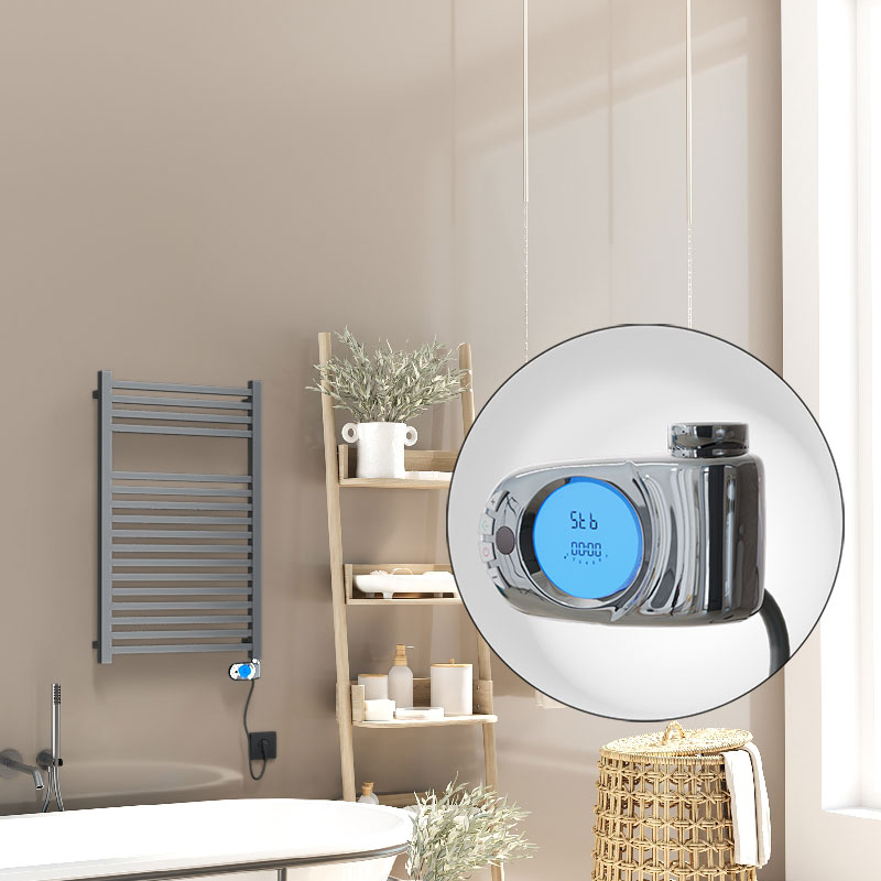 Barbados Elektrikli Havlupan 500x800 Antrasit Texture (Musa Termostat) 600W - 1BAR05000800B2TE3060