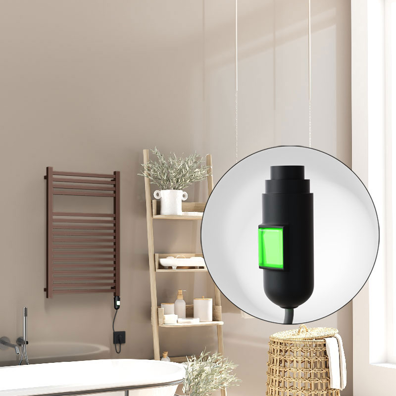 Barbados Elektrikli Havlupan 500x800 Bakır Eskitme Parlak (On/Off Düğmeli) 300W - 1BAR05000800K3PE1030