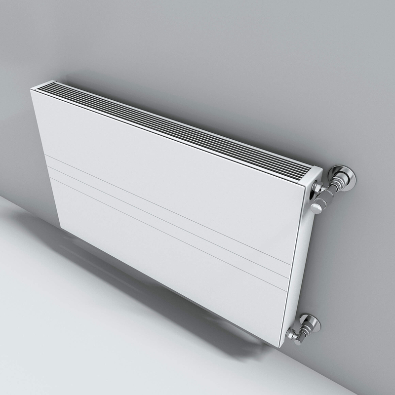 BELLA Çizgili Dekoratif Panel Radyatör Beyaz - Varsayılan - 2BEL2206000600CB1TM2