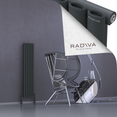 Radiva - Bia Alüminyum Radyatör 1200x282 Koyu Antrasit
