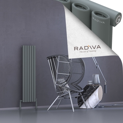 Radiva - Bia Alüminyum Radyatör 1200x340 Antrasit
