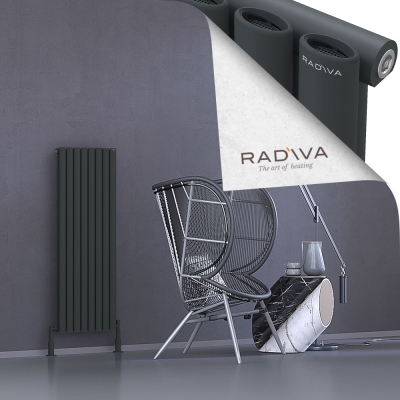 Radiva - Bia Alüminyum Radyatör 1200x456 Koyu Antrasit