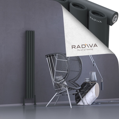 Radiva - Bia Alüminyum Radyatör 1500x224 Koyu Antrasit (1)