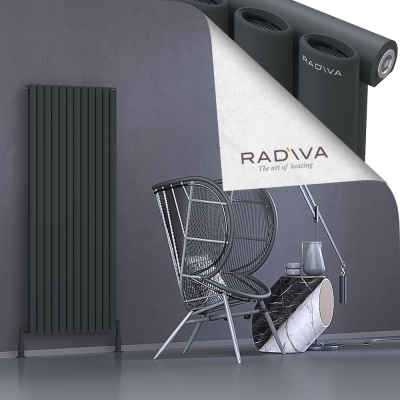 Radiva - Bia Alüminyum Radyatör 1600x688 Koyu Antrasit