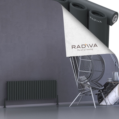 Radiva - Bia Alüminyum Radyatör 400x1326 Koyu Antrasit (1)