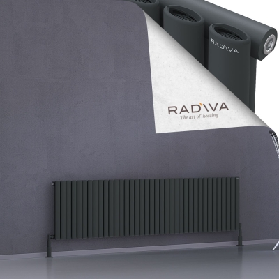 Radiva - Bia Alüminyum Radyatör 500x2138 Koyu Antrasit (1)