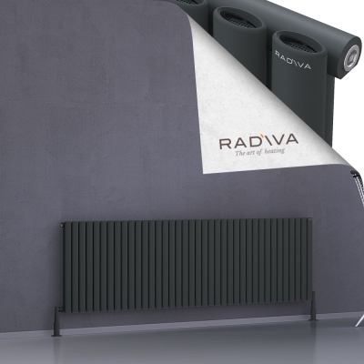 Radiva - Bia Alüminyum Radyatör 600x2196 Koyu Antrasit
