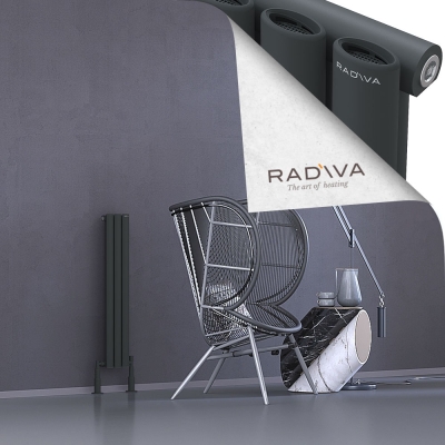 Radiva - Bia Alüminyum Radyatör 900x166 Koyu Antrasit - 500