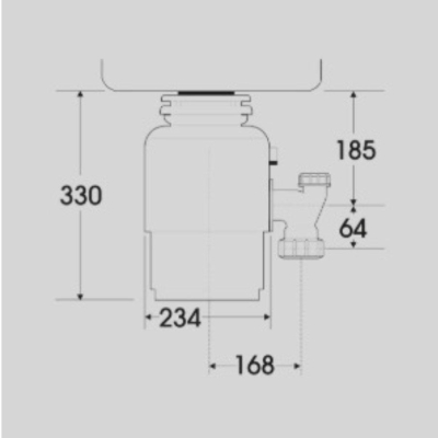 BLANCO - Blanco Çöp Öğütücü ISE Model 46 A/S - 410839