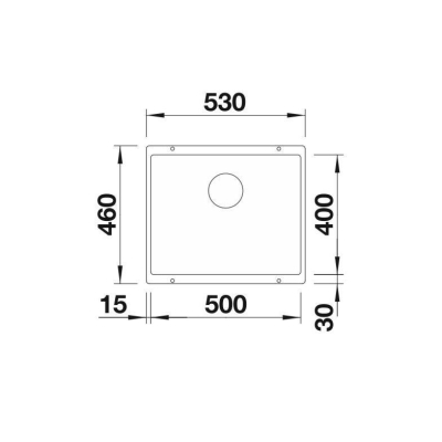 Blanco Eviye Tezgah Altı Beyaz Subline 500 U Silgranit PuraDur II - Mida S Eviye Bataryası Seti - Thumbnail 20BL523436-TAKIM