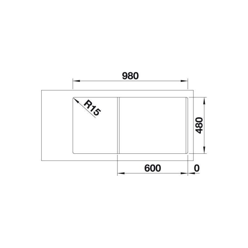 Blanco Eviye Legra 6S Antrasit - 20BL522207