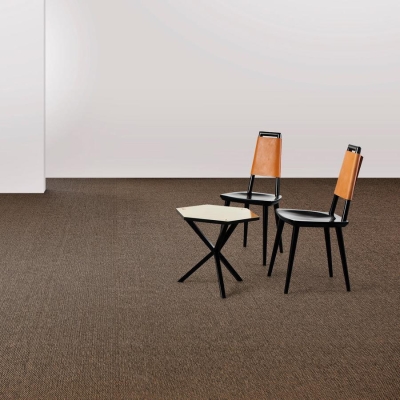 Bolon Vinil Yer Döşemesi, Bkb Sisal Natur Black 50 x 50 Karo - 3