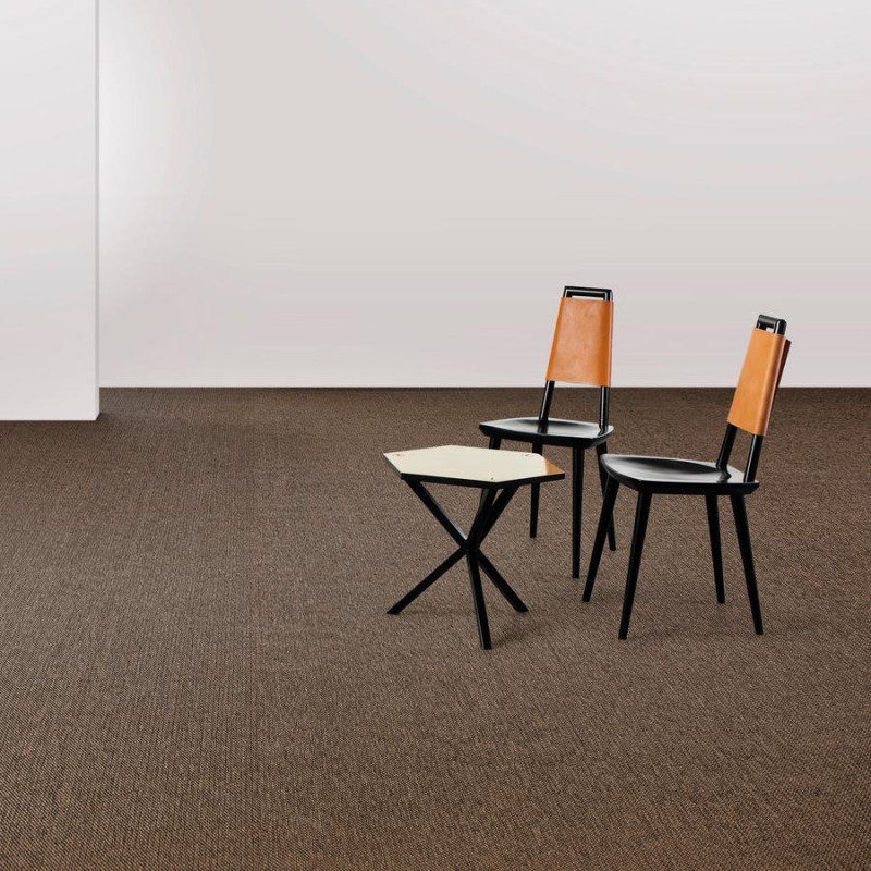 Bolon Vinil Yer Döşemesi, Bkb Sisal Natur Black 50 x 50 Karo - 3