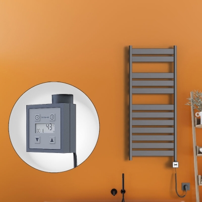 Radiva - Bora Bora Elektrikli Havlupan 500x1200 Antrasit Ktx3 600 Watt Spiral Kablolu