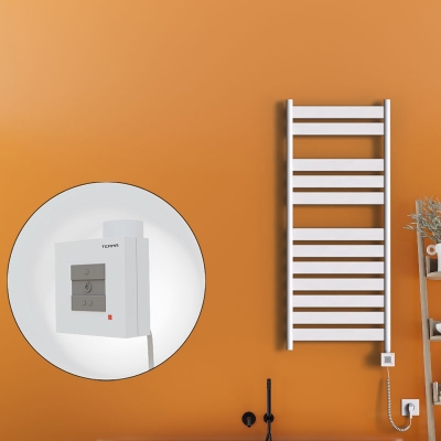 Radiva - Bora Bora Elektrikli Havlupan 500x1200 Beyaz Ktx1 600 Watt Spiral Kablolu