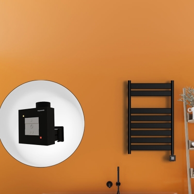 Radiva - Bora Bora Elektrikli Havlupan 500x800 Mat Siyah Ktx1 300 Watt (1)