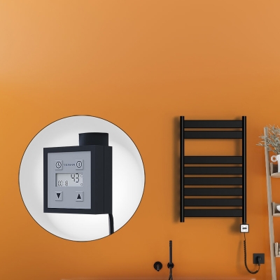 Radiva - Bora Bora Elektrikli Havlupan 500x800 Mat Siyah Ktx3 300 Watt Spiral Kablolu (1)