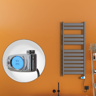 Radiva - Bora Bora Elektrikli Havlupan 600 Watt 500x1200 Antrasit (Musa Termostat)