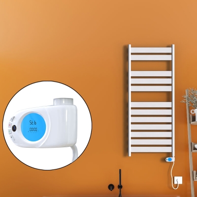 Radiva - Bora Bora Elektrikli Havlupan 600 Watt 500x1200 Beyaz (Musa Termostat) - 324