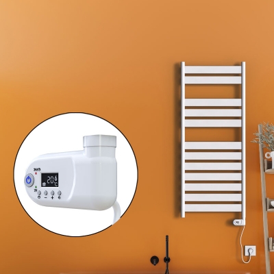 Radiva - Bora Bora Elektrikli Havlupan 600 Watt 500x1200 Beyaz (Thesis Termostat) (1)