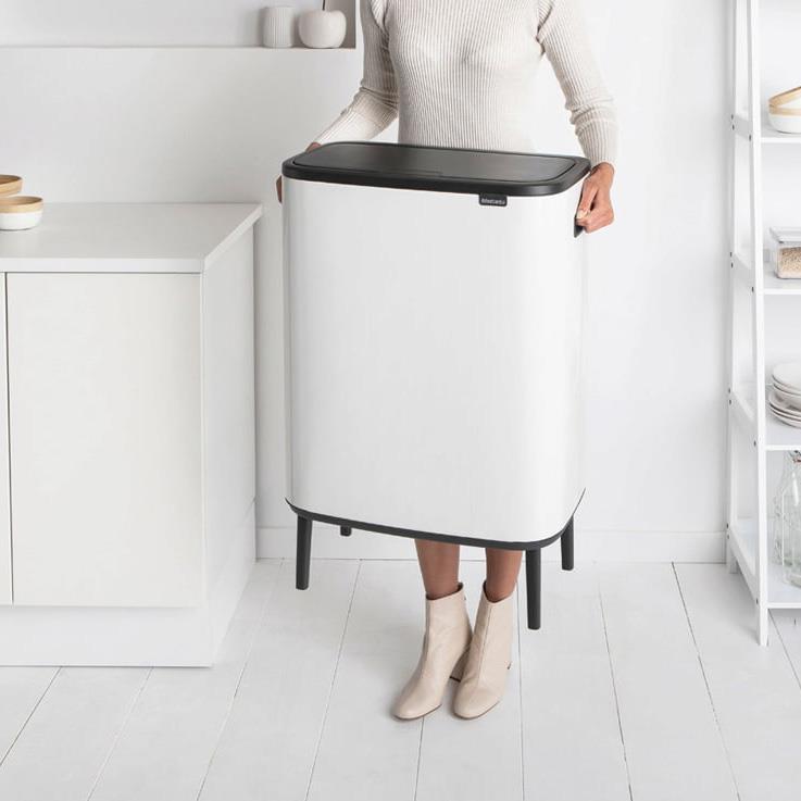 Brabantia Çöp Kutusu Büyük Boy 60 lt Bo Touch Dokunmatik Kapak Beyaz 130205 - 20BRA130205