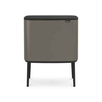 BRABANTIA - Brabantia Çöp Kutusu 36 lt Dokunmatik Bo Touch Platinium 315787 - 1