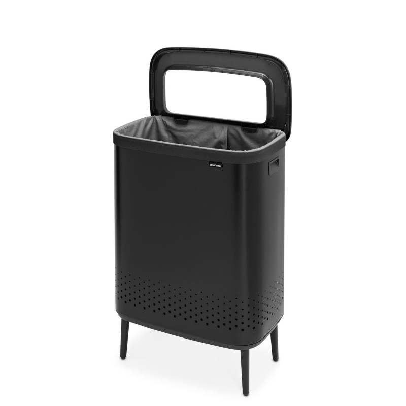 Brabantia Çamaşır Sepeti İki Bölmeli 2 x 45 lt Siyah 200564 - 20BRA200564