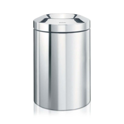 BRABANTIA - Brabantia Çöp Kutusu ALEV Korumalı 7 lt Çemberli Açık Parlak Çelik 378928 - 0