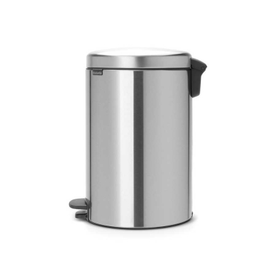 BRABANTIA - Brabantia Çöp Kutusu 20 litre Newicon Pedallı Mat Steel 114021