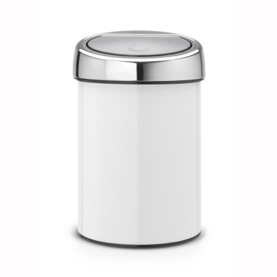 BRABANTIA - Brabantia Çöp Kutusu 3 Lt Touch Bin Dokunmatik Beyaz 364488