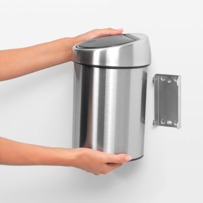 Brabantia Çöp Kutusu 3 litre Touch Bin Dokunmatik Mat Çelik 363986 - Thumbnail 20BRA363986