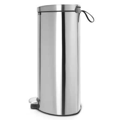 BRABANTIA - Brabantia Çöp Kutusu 40 litre Flatback Pedallı Mat Steel 482021 (1)