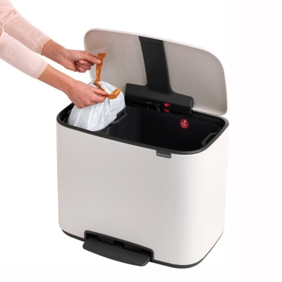 BRABANTIA - Brabantia Çöp Kutusu İki Bölmeli 11+23 Lt Bo Pedal Bin 121142