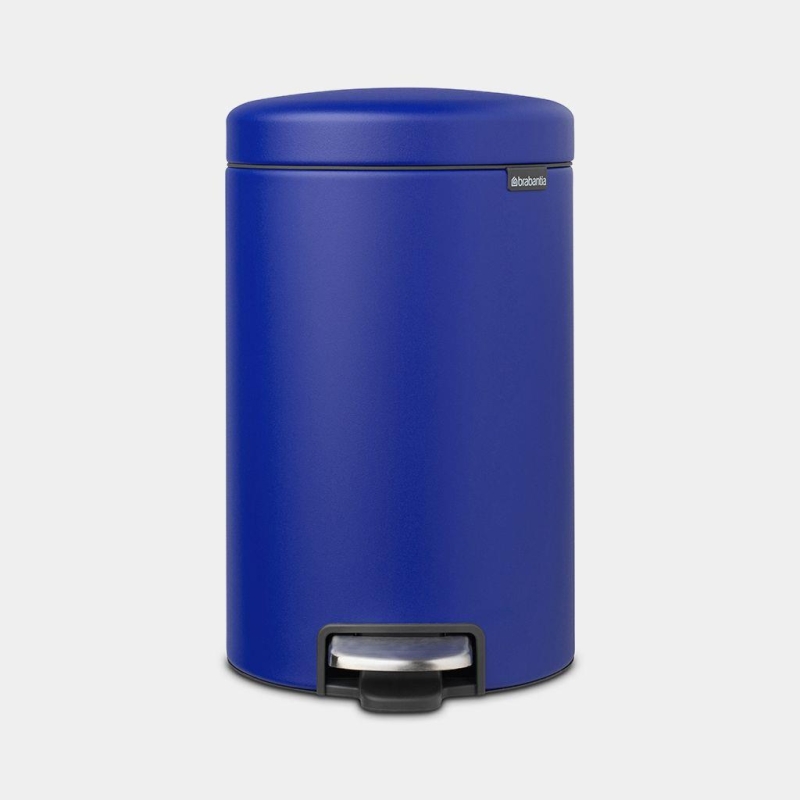 Brabantia Çöp Kutusu 12 litre Newicon Pedallı Mineral Powerful Blue 206863 - 20BRA206863