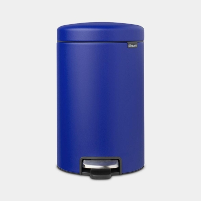BRABANTIA - Brabantia Çöp Kutusu 12 litre Newicon Pedallı Mineral Powerful Blue 206863