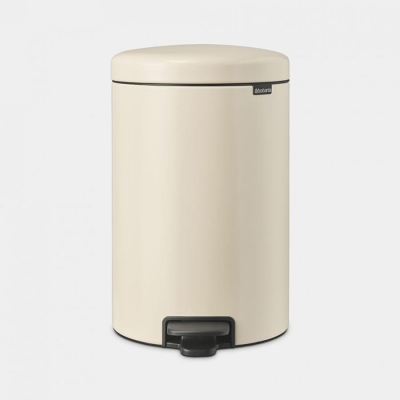 Brabantia Çöp Kutusu 20 litre Newicon Pedallı Mat Bej 149948 - Thumbnail 20BRA149948